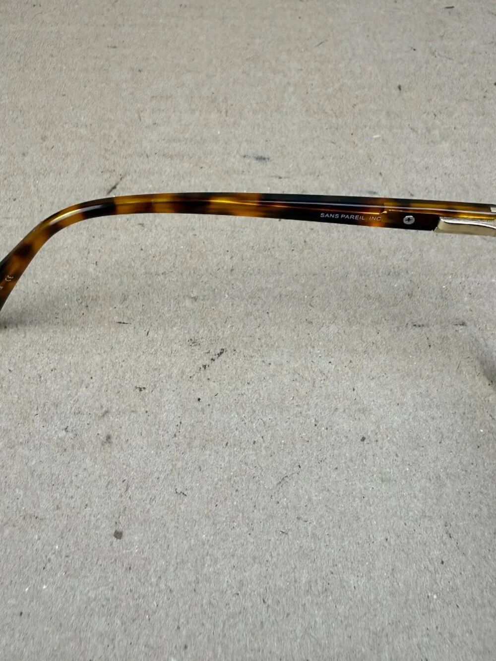 Linda Evans 385 Matte Brown/Gold Eyeglasses Frame Only 54-19 140